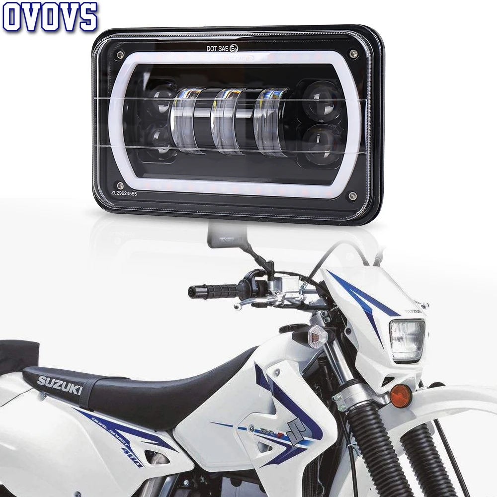 Truck 4X6 Inch Led Square Headlight White Halo DRL Yellow Turn signal Sealed Beam Conversion Headlights For Ford Trucks offrord
Truck 4X6 Inch Led Square Headlight White Halo DRL Yellow Turn signal Sealed Beam Conversion Headlights For Ford Trucks offrord