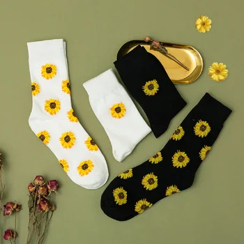 Cute Sunflower Korea Flower Sports Fashion Women Men Cotton Long Socks All-match Unisex Socks
Cute Sunflower Korea Flower Sports Fashion Women Men Cotton Long Socks All-match Unisex Socks