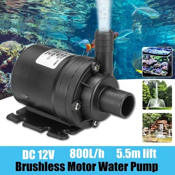 DC 12V Home Ultra Quiet Garden Brushless Motor Stainless Steel Core Cooling System Water Pump Submersible Electric 800L/H Mini
DC 12V Home Ultra Quiet Garden Brushless Motor Stainless Steel Core Cooling System Water Pump Submersible Electric 800L/H Mini