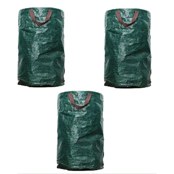 Durable 120L Garden Garbage Bags-Garbage Bags with Handles Garden Sacks Reusable 3Pcs 
Durable 120L Garden Garbage Bags-Garbage Bags with Handles Garden Sacks Reusable 3Pcs