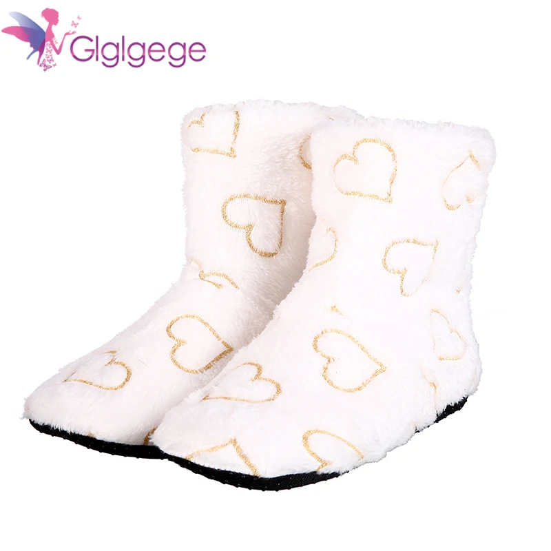 Glglgege Hot Women Home Slipper Winter Warm Indoor Shoes Embroidered love Prints Flock Cotton Shoes Bedroom Floor Plush Slippers 
Glglgege Hot Women Home Slipper Winter Warm Indoor Shoes Embroidered love Prints Flock Cotton Shoes Bedroom Floor Plush Slippers