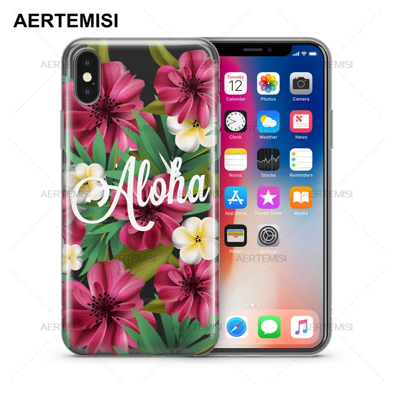Agrotera Phone Cases Aloha Transparent Crystal Clear Soft TPU Case Cover for iPhone 5 5s SE 6 6s 7 8 Plus X XS Max XR
Agrotera Phone Cases Aloha Transparent Crystal Clear Soft TPU Case Cover for iPhone 5 5s SE 6 6s 7 8 Plus X XS Max XR