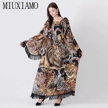 MIUXIMAO Custom Plus Size Dress Summer Maxi Dress New Arrival Leopard Print Losse Lace Floor-Length Cake Long Dress Women
MIUXIMAO Custom Plus Size Dress Summer Maxi Dress New Arrival Leopard Print Losse Lace Floor-Length Cake Long Dress Women