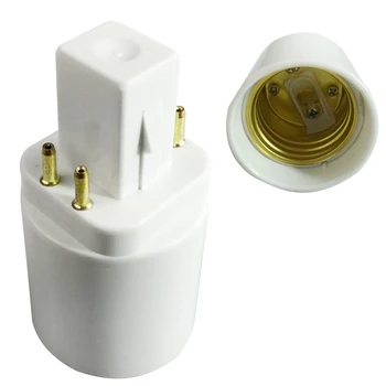 4 Pin Need Bypass Ballast Portable For Bulb Plug G24Q To E26/E27 Socket Adapter Converter Home Travel Accessories Lamp Holder
4 Pin Need Bypass Ballast Portable For Bulb Plug G24Q To E26/E27 Socket Adapter Converter Home Travel Accessories Lamp Holder