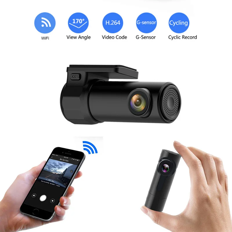 WiFi Car Video Recorder APP Control 1080P HD Night Vision Dash Camera Recorder Mini Hidden Dash Cam
WiFi Car Video Recorder APP Control 1080P HD Night Vision Dash Camera Recorder Mini Hidden Dash Cam