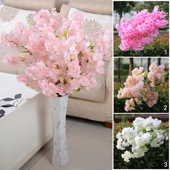 1PC Fake Cherry Blossom Flower Branch Begonia Sakura Tree Stem for Event Wedding Tree Deco Artificial Decorative Flowers 
1PC Fake Cherry Blossom Flower Branch Begonia Sakura Tree Stem for Event Wedding Tree Deco Artificial Decorative Flowers