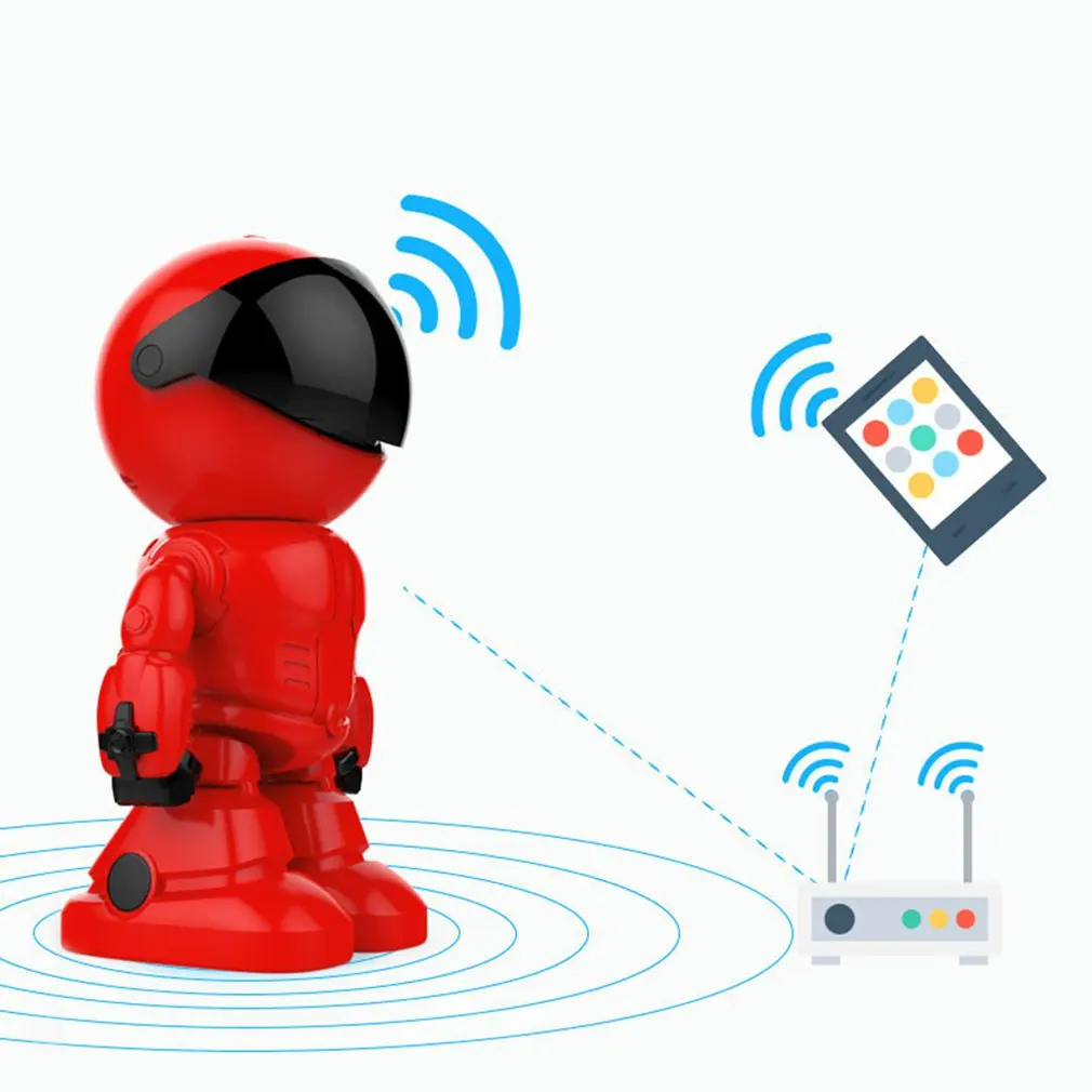1080P WiFi Robot IP Camera Pan Tilt Security WiFi Camera Support P2P Night vision Motion Detection Two way Audio+TF Card Slot
1080P WiFi Robot IP Camera Pan Tilt Security WiFi Camera Support P2P Night vision Motion Detection Two way Audio+TF Card Slot