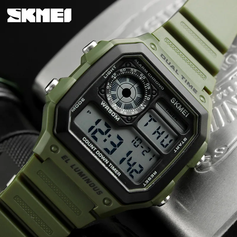 Skmei 1299 Fashion Creative Watch Men Electronic Watch Hot Selling Outdoor Sports Students Waterproof Luminous Watch
Skmei 1299 Fashion Creative Watch Men Electronic Watch Hot Selling Outdoor Sports Students Waterproof Luminous Watch