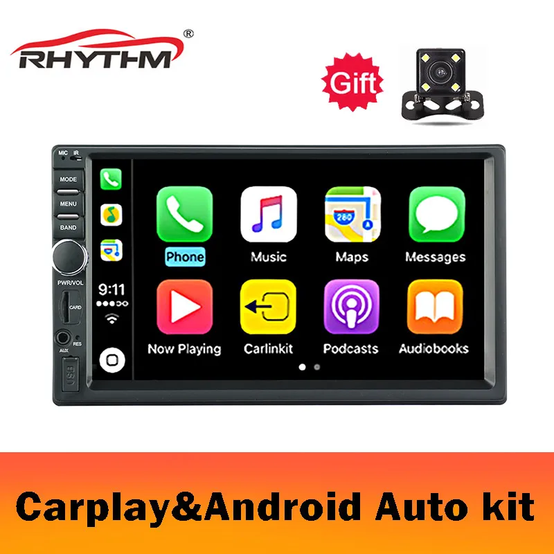 7inch Universal 2DIN Car Stereo Multimedia System with carplay android auto player RDS Bluetooth GPS Navigation Head Unit Radio
7inch Universal 2DIN Car Stereo Multimedia System with carplay android auto player RDS Bluetooth GPS Navigation Head Unit Radio