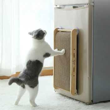 Vertical Cat Scratch Board Corrugated Pad Grinding Nails Interactive Protecting Furniture Cat Toy Large Size Cat Scratcher Toy
Vertical Cat Scratch Board Corrugated Pad Grinding Nails Interactive Protecting Furniture Cat Toy Large Size Cat Scratcher Toy