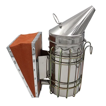 Beekeeping Tool Beekeeping Smoker Stainless Steel Manual Bee Smoke Transmitter Kit Real Cowhide Cover To Send Smoke Bombs
Beekeeping Tool Beekeeping Smoker Stainless Steel Manual Bee Smoke Transmitter Kit Real Cowhide Cover To Send Smoke Bombs