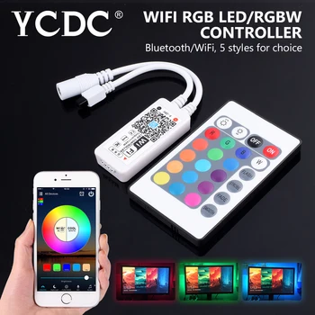 DC 5V 12V 24V Mini Bluetooth/WiFi LED RGB/RGBW Controller iOS Android APP Controller 5050 3528 Strip Light Tool
DC 5V 12V 24V Mini Bluetooth/WiFi LED RGB/RGBW Controller iOS Android APP Controller 5050 3528 Strip Light Tool