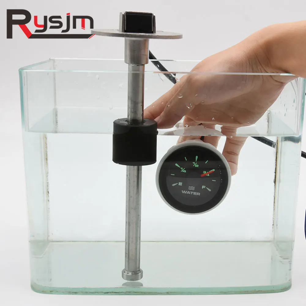 Waterproof 52mm Water Level Gauge + Fuel Sender Unit Sensor 0~190ohm Liquid Water Tank Level Indicator Meter 7 Color Backlight
Waterproof 52mm Water Level Gauge + Fuel Sender Unit Sensor 0~190ohm Liquid Water Tank Level Indicator Meter 7 Color Backlight