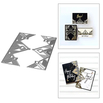 2020 Hot New Diamond Pyramid Pattern Metal Cutting Dies Foil Stencils For DIY Scrapbooking Paper Background Card Making Craft
2020 Hot New Diamond Pyramid Pattern Metal Cutting Dies Foil Stencils For DIY Scrapbooking Paper Background Card Making Craft