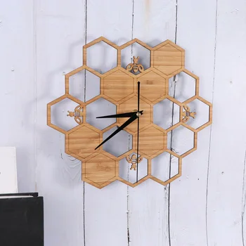 1pc Beehive Design Clock Wooden Wall Clock Room Hanging Clock Wall Decorative Pendant Time Displayer without Battery
1pc Beehive Design Clock Wooden Wall Clock Room Hanging Clock Wall Decorative Pendant Time Displayer without Battery
