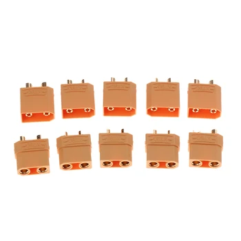10 Pieces XT90 Male+Female Battery Connector Plug 90A For RC Motor Yellow
10 Pieces XT90 Male+Female Battery Connector Plug 90A For RC Motor Yellow
