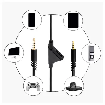 Replaced Audio Earphone Cable with Volume Control Function for for Lo-gitech Astro A10 A40 A40tr Headset Accessories
Replaced Audio Earphone Cable with Volume Control Function for for Lo-gitech Astro A10 A40 A40tr Headset Accessories