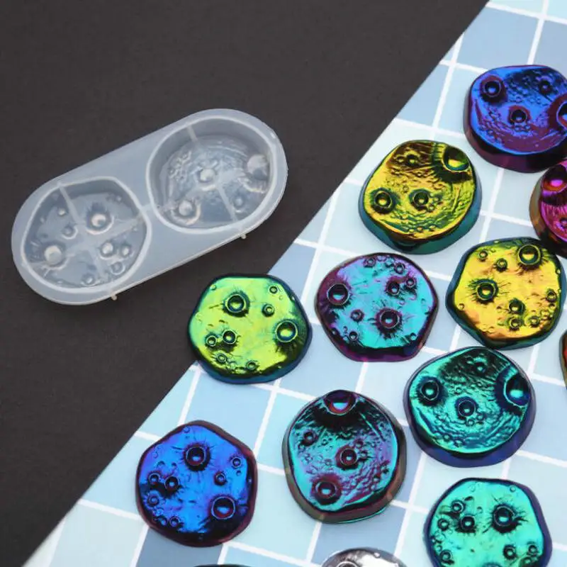 DIY Epoxy UV Resin Crater Hole Planet Surface Silicone Mold Jewelry Findings Pendant Accessory Charms Handmade Abrasive Mold Art
DIY Epoxy UV Resin Crater Hole Planet Surface Silicone Mold Jewelry Findings Pendant Accessory Charms Handmade Abrasive Mold Art