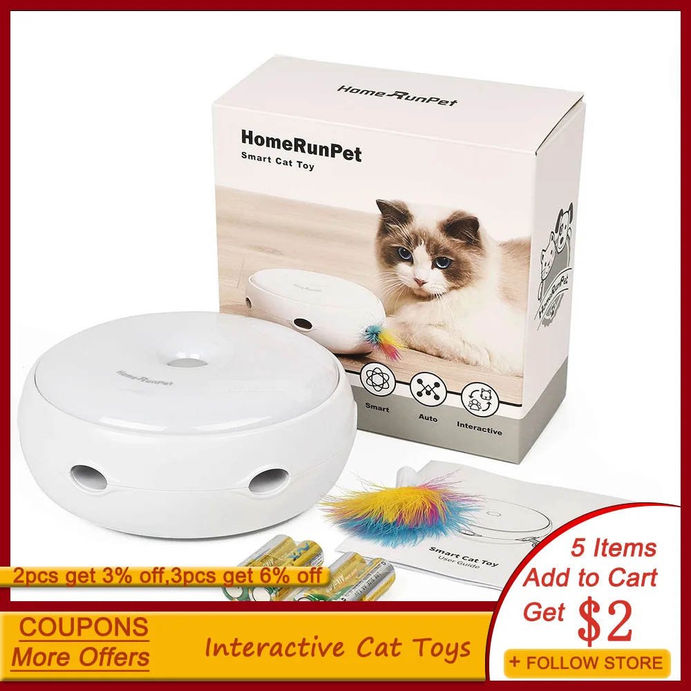 Smart Cat Toy Pet Electric Feather Automatic Funny Cat Toys Interactive 3 Modes Funny Dog Device High Quality Home Cat Supplies
Smart Cat Toy Pet Electric Feather Automatic Funny Cat Toys Interactive 3 Modes Funny Dog Device High Quality Home Cat Supplies