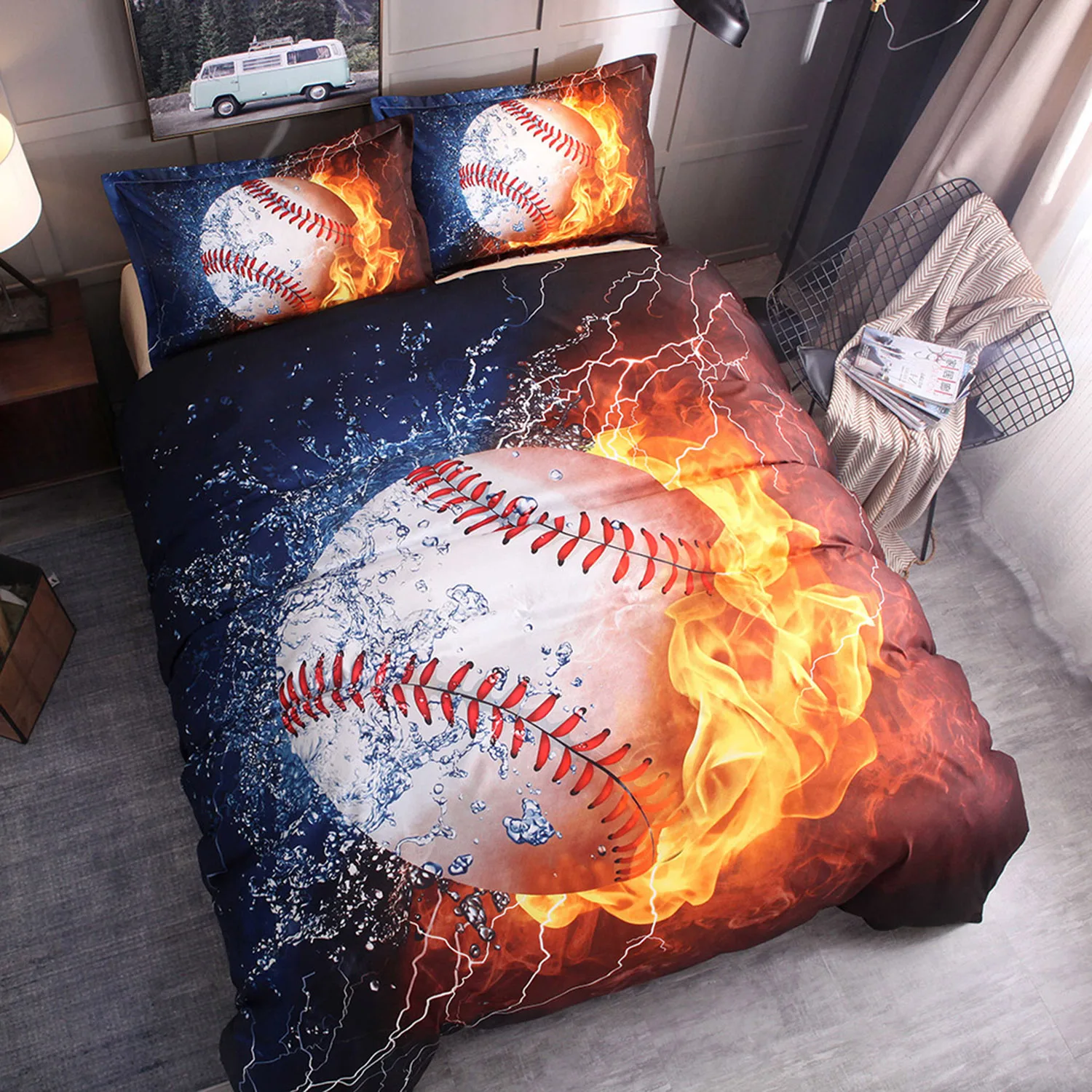 Hot New Baseball Bedding Set Bed Linen Pillowcase Soft And Comfortable Duvet Cover Set
Hot New Baseball Bedding Set Bed Linen Pillowcase Soft And Comfortable Duvet Cover Set