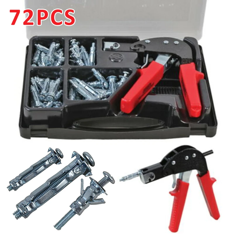 Hollow Wall Anchor Metal Setting Tool with M4 M5 Mixed Screw Set Hollow Cavity Plasterboard Fixing Tool Car Body Repair Tool
Hollow Wall Anchor Metal Setting Tool with M4 M5 Mixed Screw Set Hollow Cavity Plasterboard Fixing Tool Car Body Repair Tool