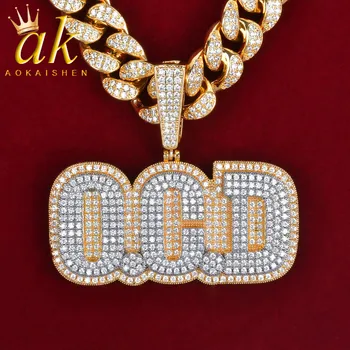 Big Letters Pendants Custom Name Zircon Glod Color 20MM Cuban Chain Hip Hop Jewelry
Big Letters Pendants Custom Name Zircon Glod Color 20MM Cuban Chain Hip Hop Jewelry