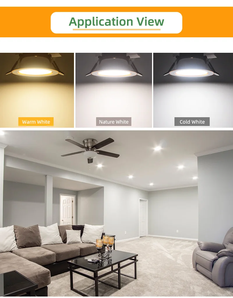 Kaguyahime LED Downlight 5w 3w LED Spot Light Natural/Warm/Cold White Indoor Recessed Lamp AC 220V Round Panel LED Spotlight