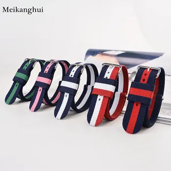 13mm-20mm Sports Nato Strap Fabric Nylon Watchband Buckle Belt for 007 James Bond Watch Bands Colorful Rainbow
13mm-20mm Sports Nato Strap Fabric Nylon Watchband Buckle Belt for 007 James Bond Watch Bands Colorful Rainbow