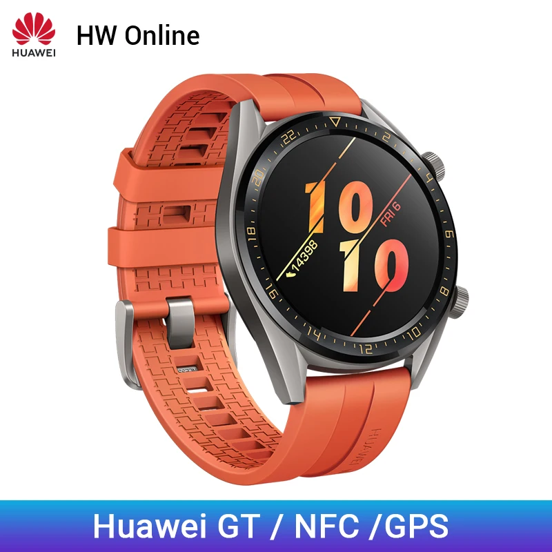 Huawei Watch GT Smart watch Support GPS NFC 14 Days Battery Life 5 ATM water proof Phone Call Heart Rate Tracker For Android iOS
Huawei Watch GT Smart watch Support GPS NFC 14 Days Battery Life 5 ATM water proof Phone Call Heart Rate Tracker For Android iOS