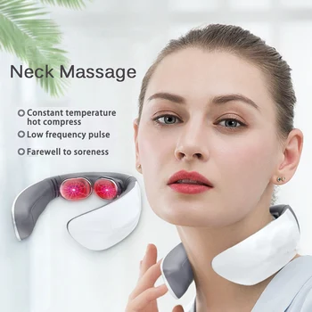 Hot Smart Neck Massager Electric Pulse Back Far Infrared Relaxation Heating Tool Deep Tissue Massage Trigger Point
Hot Smart Neck Massager Electric Pulse Back Far Infrared Relaxation Heating Tool Deep Tissue Massage Trigger Point