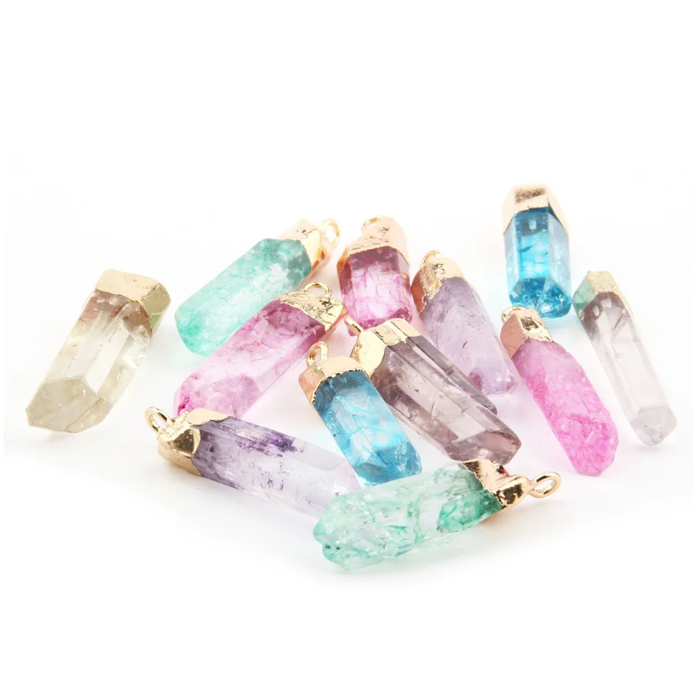 Natural Stone crystal Pendants Exquisite accessories Crystal pillar DIY for Necklace or Jewelry Making size40*10mm-50*12mm
Natural Stone crystal Pendants Exquisite accessories Crystal pillar DIY for Necklace or Jewelry Making size40*10mm-50*12mm
