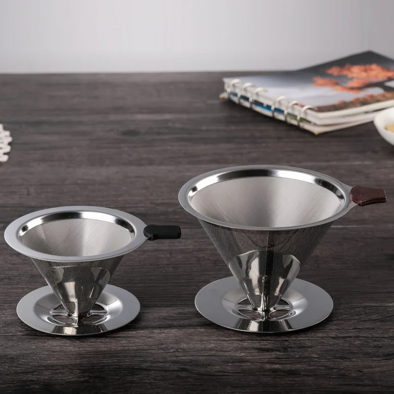 Stainless Steel Hand Coffee Pot Filter-free Paper Filter Drip Coffee Funnel Fast Filter Cup Reusable Pour Over Coffee
Stainless Steel Hand Coffee Pot Filter-free Paper Filter Drip Coffee Funnel Fast Filter Cup Reusable Pour Over Coffee