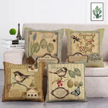 Pillows European style Retro Insect Birds Linen Pillow Home Car Cushion Cover Printed Decorative Pillowcases Fashion Hot T196 
Pillows European style Retro Insect Birds Linen Pillow Home Car Cushion Cover Printed Decorative Pillowcases Fashion Hot T196