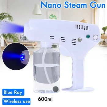 Updated ! !1000W 600ML Household Portable Wireless Sprayer Machine Blue Light Nano Steam Spray Gun Disinfection 110V~220V
Updated ! !1000W 600ML Household Portable Wireless Sprayer Machine Blue Light Nano Steam Spray Gun Disinfection 110V~220V