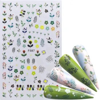 1 PC Spring Series Nail Stickers Flower Grass Butterfly 3D Adhesive Sliders Wraps Tips Charm Art Manicure Decorations
1 PC Spring Series Nail Stickers Flower Grass Butterfly 3D Adhesive Sliders Wraps Tips Charm Art Manicure Decorations