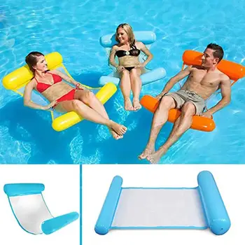 Swimming Pool Water Hammock Floating Single Inflatable Air Mattress Beach Lounger Floating Outdoor Foldable Sleeping Bed
Swimming Pool Water Hammock Floating Single Inflatable Air Mattress Beach Lounger Floating Outdoor Foldable Sleeping Bed