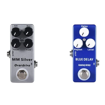 2x MOSKY MM Silver & Deep Blue Electric Guitar Overdrive Effect Pedal Full Metal Shell True Bypass
2x MOSKY MM Silver & Deep Blue Electric Guitar Overdrive Effect Pedal Full Metal Shell True Bypass