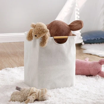 Telescopic Handle Wooden Portable Storage Basket Dirty Clothes Toy Organizer Bag Simple Cotton Linen Polyester Storage Basket
Telescopic Handle Wooden Portable Storage Basket Dirty Clothes Toy Organizer Bag Simple Cotton Linen Polyester Storage Basket