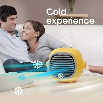 USB Rechargeable Water-cooled Air Conditioner Desktop Cooling Fan Small Air Cooler for Summer Home QJS Shop
USB Rechargeable Water-cooled Air Conditioner Desktop Cooling Fan Small Air Cooler for Summer Home QJS Shop