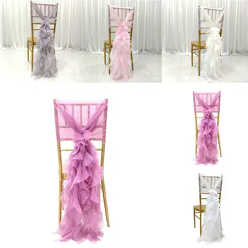 Luxury Chiffon Chair Cover Sashes Wedding Chair Knot Cover Decoration Chairs Bow band Belt Ties For Weddings Banquet
Luxury Chiffon Chair Cover Sashes Wedding Chair Knot Cover Decoration Chairs Bow band Belt Ties For Weddings Banquet