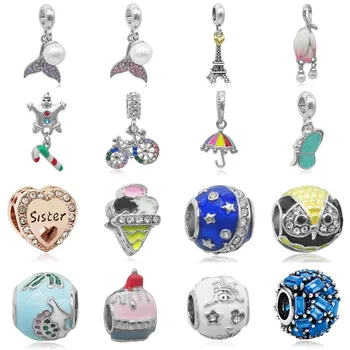 2020 New Eiffel Tower Flower Mermaid Fishtail Beads Fits Original Pandora Charm Bracelet&Bangle DIY Women Jewelry Making
2020 New Eiffel Tower Flower Mermaid Fishtail Beads Fits Original Pandora Charm Bracelet&Bangle DIY Women Jewelry Making