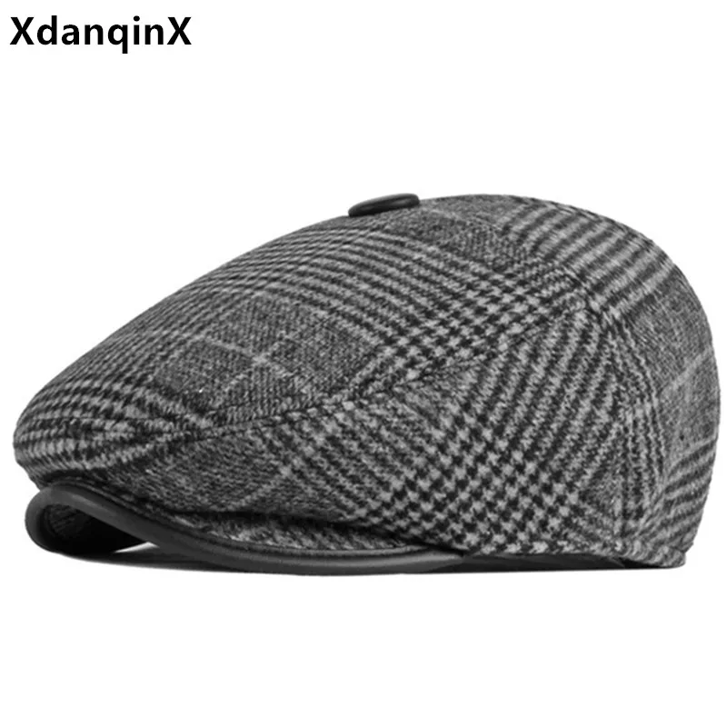 Winter Adult Men's Hat Warm Berets Male Bone Retro Casual Sports Cap Cold Proof Thermal Earmuff Cap Middle-aged Dad's Winter Hat
Winter Adult Men's Hat Warm Berets Male Bone Retro Casual Sports Cap Cold Proof Thermal Earmuff Cap Middle-aged Dad's Winter Hat
