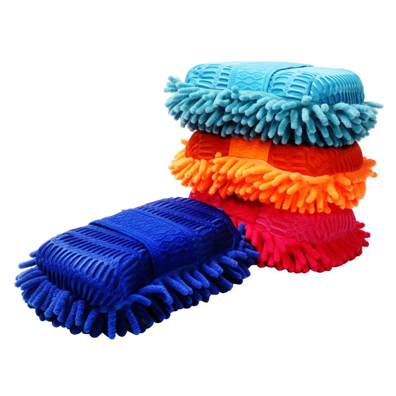 Фото Glass cleaning Microfiber chenille Washer Clean Glove Soft Wool Motor Brush Car Care Cleaning Tool Brushes Accessories | Дом и сад