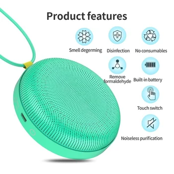 Hot Portable USB Rechargeable Mini Air Purifiers Remove Formaldehyde Ozone Air Cleaner Freshener Deodorizer Suitable for Car
Hot Portable USB Rechargeable Mini Air Purifiers Remove Formaldehyde Ozone Air Cleaner Freshener Deodorizer Suitable for Car