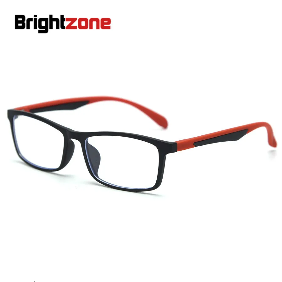 

Brightzone Square Fashion Goggles Tr90 Myopic Spectacle Frame Men Women Eyeglass Computer Protection Anti Blue Light Ray Glasses
