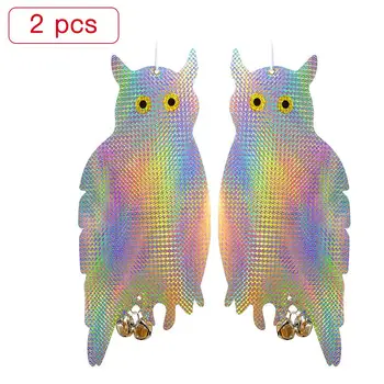 2PCS/set Reflective Owl Decoration - Bird Defence Owl Predator Fake Owl Bird Equipment Bird Repeller Garden Decoration Pendant
2PCS/set Reflective Owl Decoration - Bird Defence Owl Predator Fake Owl Bird Equipment Bird Repeller Garden Decoration Pendant