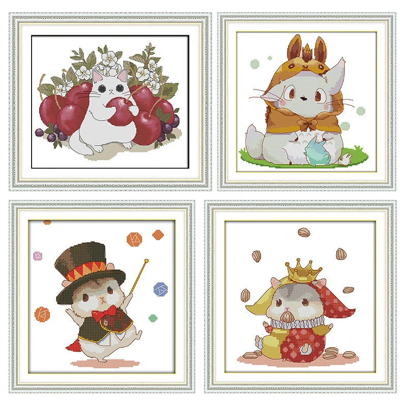 Cross Stitch Kits The Cute Little Hamster Pattern Counted Printed Canva 11CT 14CT Print Stamped Fabric Needlework Embroidery Set
Cross Stitch Kits The Cute Little Hamster Pattern Counted Printed Canva 11CT 14CT Print Stamped Fabric Needlework Embroidery Set