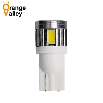 100Pcs Car LED light T10 6 SMD 10 LED 5630 168 194 W5W Clearance Light Marker Lamps Interior Lights DC 12V
100Pcs Car LED light T10 6 SMD 10 LED 5630 168 194 W5W Clearance Light Marker Lamps Interior Lights DC 12V