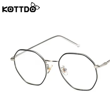 KOTTDO Vintage Metal Polygonal Women Glasses Frame Retro Irregular Computer Men Eyewear Glasses EyeGlasses Frame for Women Gafas
KOTTDO Vintage Metal Polygonal Women Glasses Frame Retro Irregular Computer Men Eyewear Glasses EyeGlasses Frame for Women Gafas