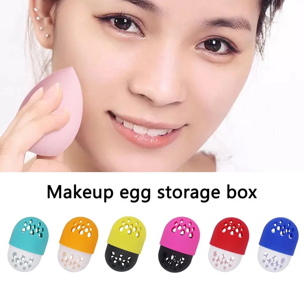 Cosmetic Egg Capsule Silicone Material Portable Dustproof Egg Makeup Puff Protection Cover Storage Box
Cosmetic Egg Capsule Silicone Material Portable Dustproof Egg Makeup Puff Protection Cover Storage Box